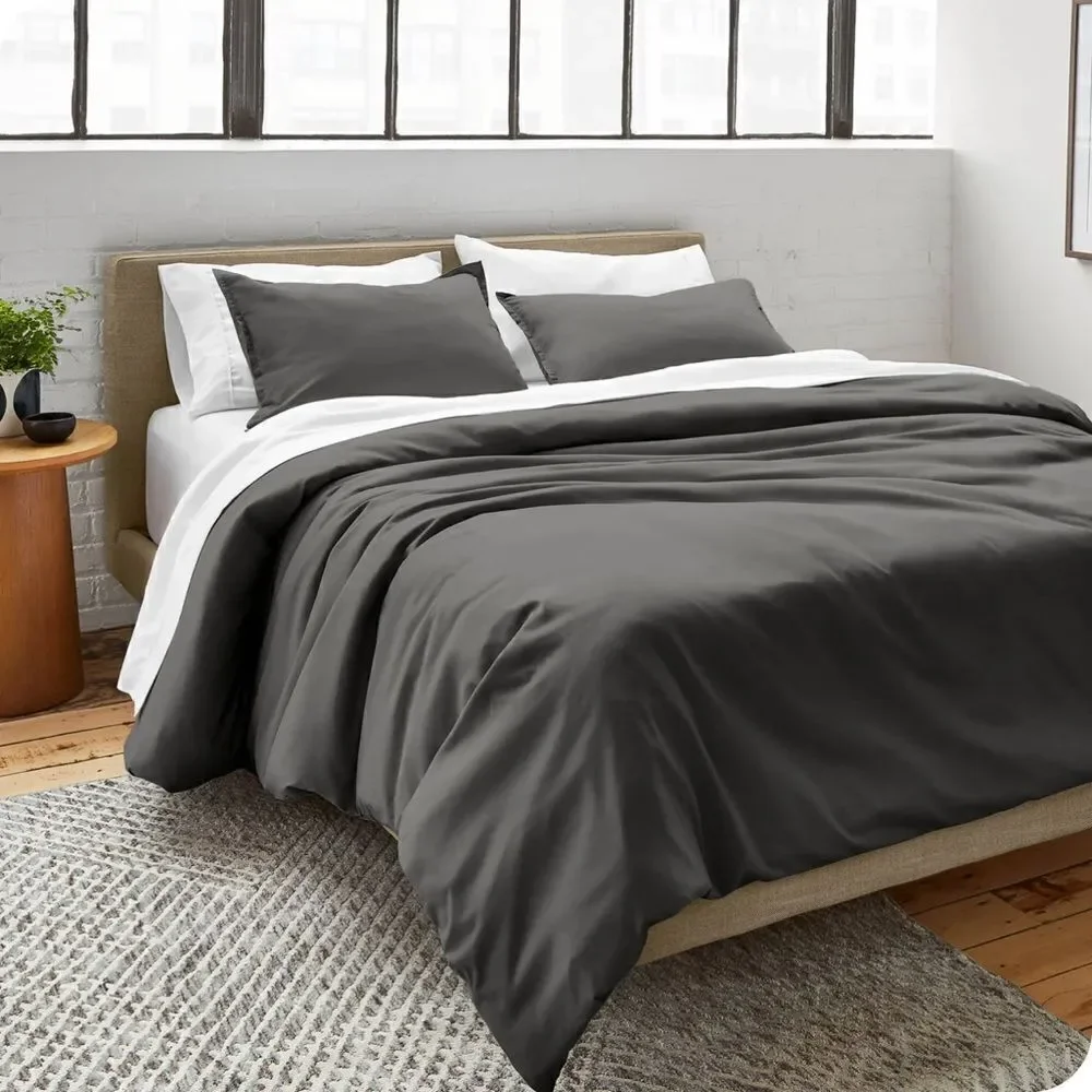 Bare Home Microfiber Duvet Cover & Sham Set Twin/Twin XL